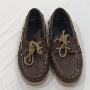 MENS SPERRY TOP-SIDERS AUTHENTIC BOAT SHOE. SIZE 7 M. Classic Brown